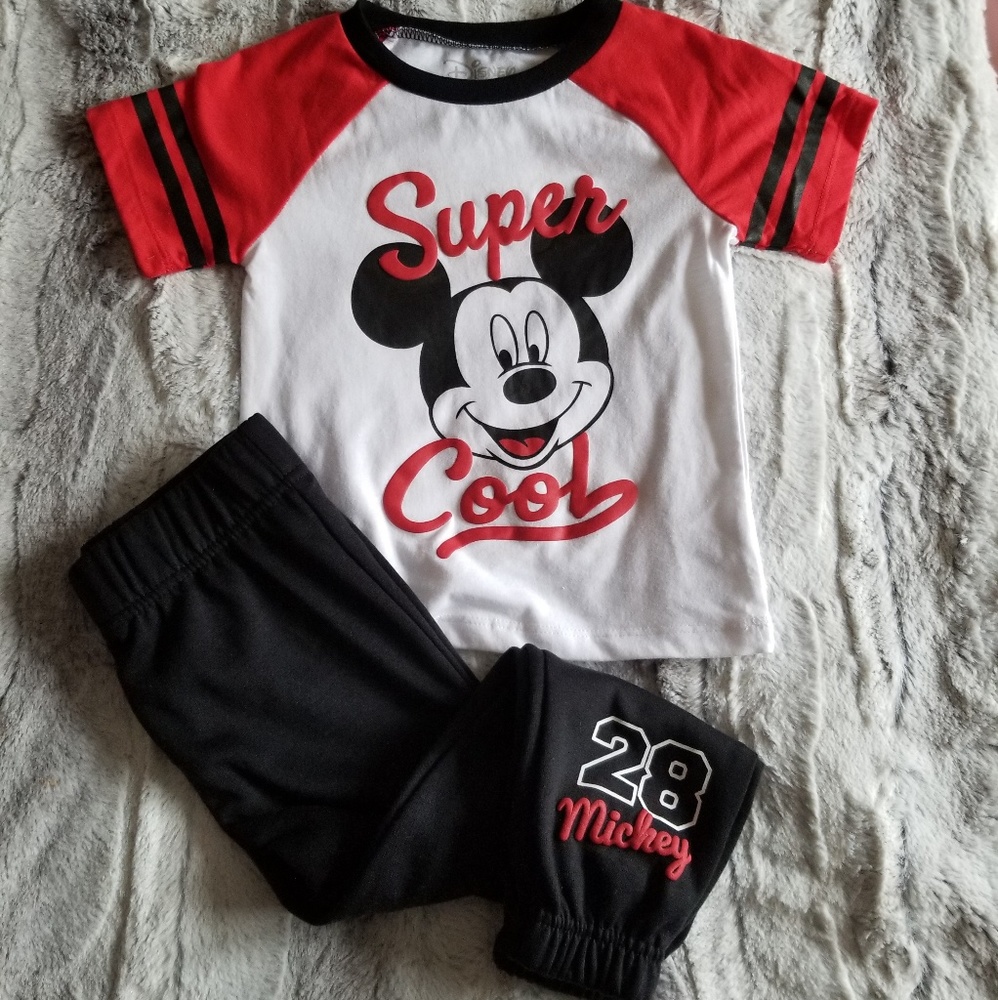 Mickey Mouse Shirt/Pants Set - Picture 1 of 6